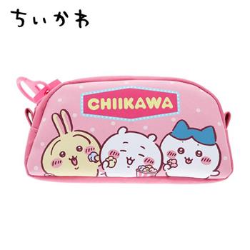 吉伊卡哇 DEKKA ZIP 皮質 筆袋 鉛筆盒 收納包 化妝包 Chiikawa sun-star