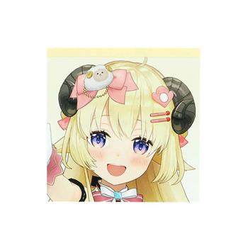 hololive 方形 便條本 80頁 日本製 便條紙 兔田佩克拉 寶鐘瑪琳 角卷綿芽 獅白牡丹