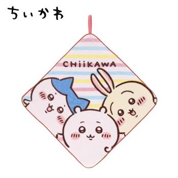 吉伊卡哇 可掛式方巾 抗菌擦手巾 方巾 擦手巾 毛巾 Chiikawa