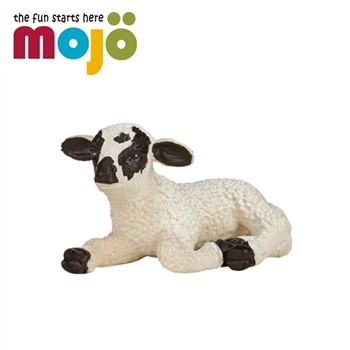 Mojo fun 動物模型 -黑面小綿羊(躺姿)
