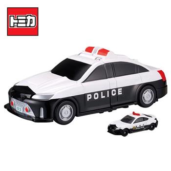 TOMICA 新城鎮 變形警察車 內附小車 警車 巡邏車 警局 玩具車 多美小汽車