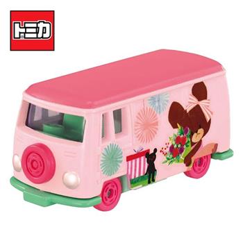 Dream TOMICA SP 小熊學校 巴士 粉色款 傑琪 大衛 玩具車 多美小汽車