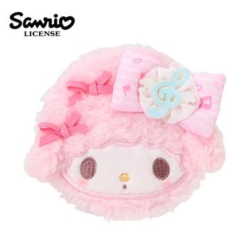 彼安諾 絨毛 雙面摺疊鏡 化妝鏡 隨身鏡 補妝鏡 鏡子 PIANO 三麗鷗 Sanrio
