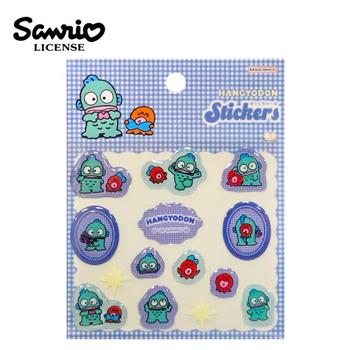 人魚漢頓 立體貼紙 手帳貼 裝飾貼紙 手機貼紙 小百合 HANGYODON 三麗鷗 Sanrio