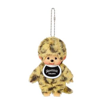 夢奇奇 COLORS系列 豹紋 玩偶吊飾 吊飾 娃娃 絨毛玩偶 Monchhichi 蒙奇奇