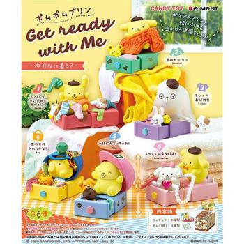 隨機1款 布丁狗 與我一起準備吧 盒玩 公仔 擺飾 迷你抽屜 司康 Pom Pom Purin Re-MeNT