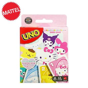 三麗鷗 UNO 遊戲卡 卡牌 桌遊 益智遊戲 凱蒂貓 大耳狗 布丁狗 人魚漢頓 酷洛米 MATTEL