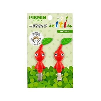 皮克敏 造型髮夾 2入組 髮夾 瀏海髮夾 紅色皮克敏 歐慶 Pikmin 任天堂 Nintendo