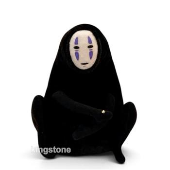 宮崎駿【神隱少女】無臉男造型絨毛玩偶
