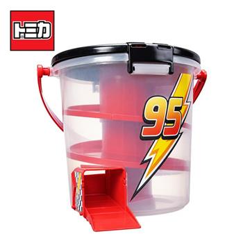 TOMICA CARS 滑行收納桶 內不附小車 小車收納 收納盒 玩具車收納桶 閃電麥坤 汽車總動員 多美小汽車