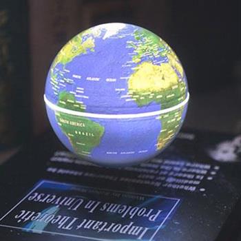 賽先生科學工廠－書本造型／飄浮地球儀（附定位環）【金石堂、博客來熱銷】