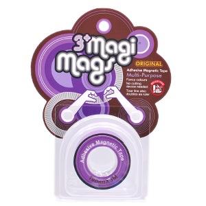 【3+ Magi Mags】磁鐵膠帶19mmx3M－霓虹紫
