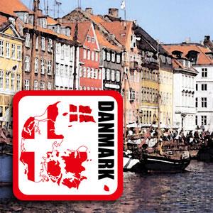 【國旗商品創意館】丹麥國旗領土抗ＵＶ、防水貼紙／Denmark／多國款式可選購