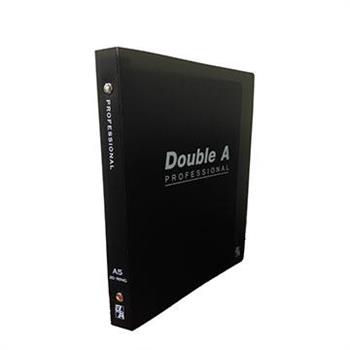 Double A A5/20孔 辦公室系列活頁夾－黑色 DAFF15012【金石堂、博客來熱銷】