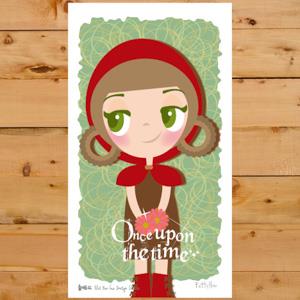 【賣腦瓜】小公主系列明信片 － 小紅帽 Little Red Riding Hood【金石堂、博客來熱銷】