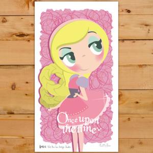 【賣腦瓜】小公主系列明信片 － 長髮公主Rapunzel【金石堂、博客來熱銷】