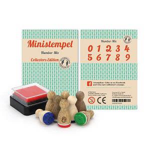 【STEMPLINO】Number－mix系列德製小木頭印章－數字組合