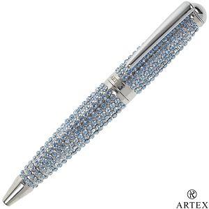 ARTEX 施華洛世奇元素 耀動水鑽原子筆－水藍鑽（客製化刻字）