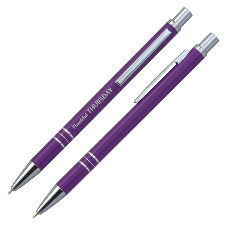 【IWI】Message Pen信息筆 0.5mm藍色油性原子筆－單支裝－紫