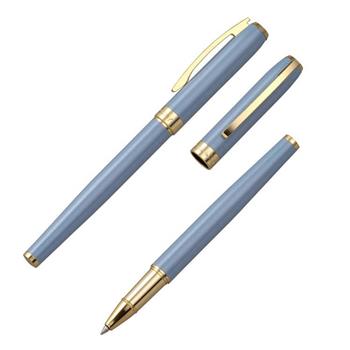 【Chris&Carey】Essence精華鋼珠筆（客製化刻字） / 粉灰藍【金石堂、博客來熱銷】