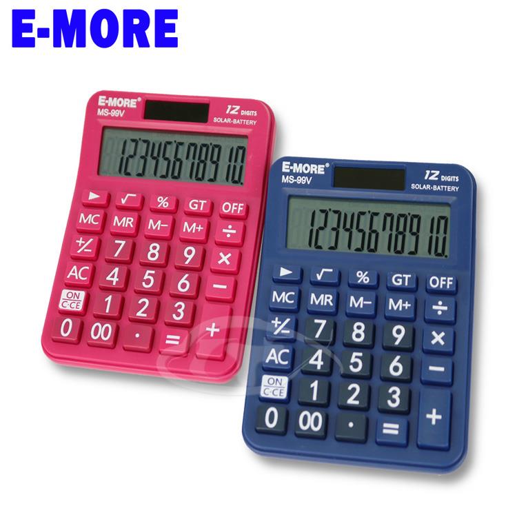 【E－MORE】精算快手－12位數桌上型計算機 MS－99v