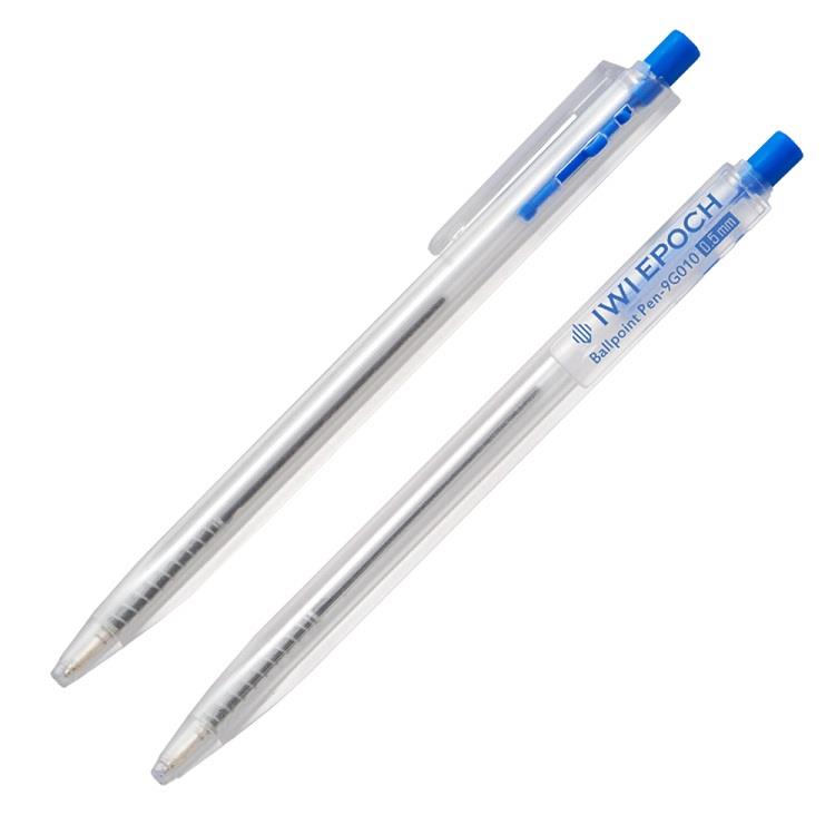 【IWI】EPOCH優寫0.5mm油性塑膠原子筆（10入）－藍