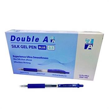 Double A極順中性筆0.5mm－藍（12支/盒）【金石堂、博客來熱銷】