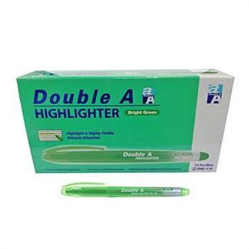 Double A螢光筆－螢光綠（12支/盒）【金石堂、博客來熱銷】