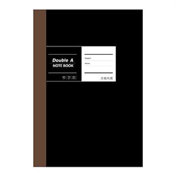 Double A A5布膠筆記本（黑）－方格內頁DANB18013【金石堂、博客來熱銷】