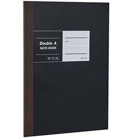 Double A B5布膠筆記本（黑）－橫線內頁 DANB17001【金石堂、博客來熱銷】