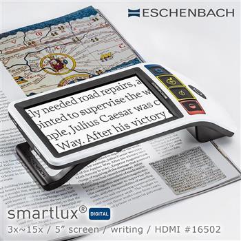 【德國 Eschenbach】3x－15x 5吋書寫用HDMI可攜式擴視機 電子式放大鏡 16502【金石堂、博客來熱銷】