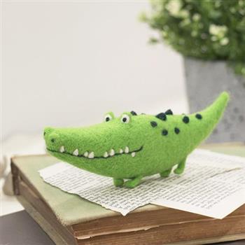 羊毛氈手創館【療癒DIY】我想對你說－鱷魚