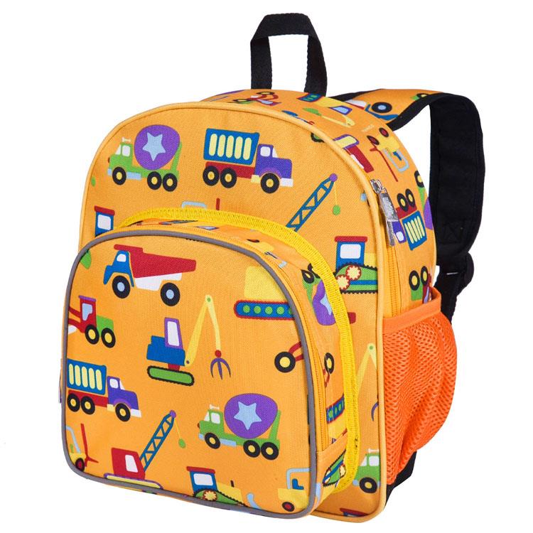 美國 Wildkin 幼兒背包/幼稚園/寶寶書包 40110怪手卡車(2~6歲)