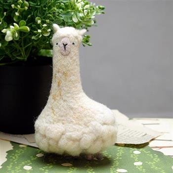 羊毛氈手創館【療癒DIY】我想對你說－羊駝