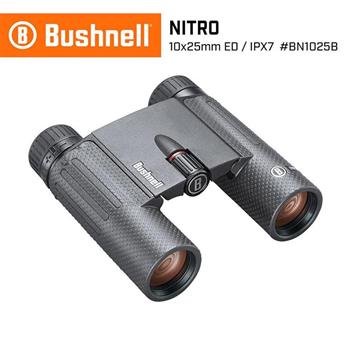 【美國 Bushnell】Nitro戰硝系列10x25mm ED螢石輕便型雙筒望遠鏡 BN1025B【金石堂、博客來熱銷】
