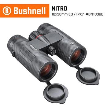【美國 Bushnell】Nitro戰硝系列 10x36mm ED螢石中型雙筒望遠鏡 BN1036B【金石堂、博客來熱銷】