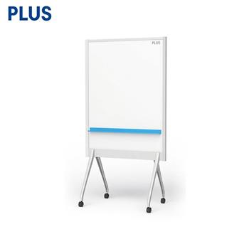 PLUS ALKB-S0912DSK-LG-EU時尚型移動式雙面屏風白板 876x1176mm 淺灰