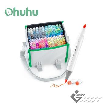 Ohuhu 120色雙頭酒精性麥克筆套組 - 柔和色系