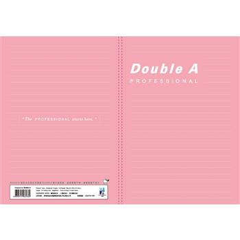 Double A 筆記本/小清新系列/A5/40頁/膠裝/左開/DANB23006/粉/橫線內頁