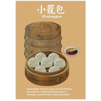 我愛台灣明信片●小籠包 B