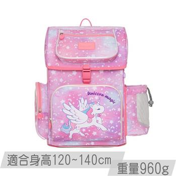 【IMPACT】懸浮磁扣標準型護脊書包-大/粉紅夢幻獨角獸 IM007061PK