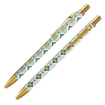 【IWI】Retro 時光中性筆-台灣花磚博物館-金菊錦繡