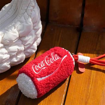 【Coca-Cola 可口可樂】快樂罐鑰匙包經典罐身設計鑰匙收納零錢包