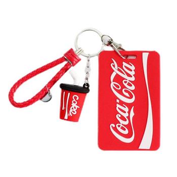 【Coca-Cola 可口可樂】俏皮吸管杯造型卡套