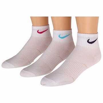 Nike 學生透氣款白色運動1/4低切短襪3入組