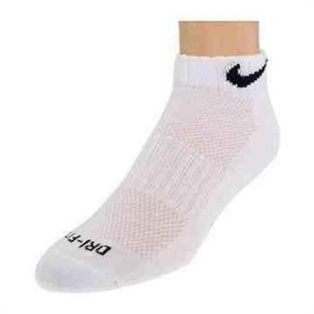 Nike 男女經典DRI－FIT低切白色運動襪6件組【金石堂、博客來熱銷】