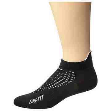 【Nike】2016男女舒適輕質黑色低切短運動襪