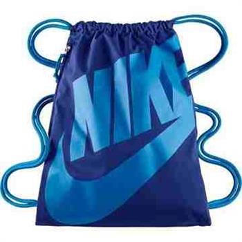 【Nike】時尚Logo標誌抽繩小背包－深寶藍色【預購】【金石堂、博客來熱銷】