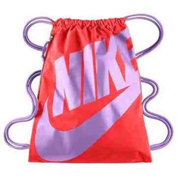 【Nike】時尚Logo標誌抽繩小背包－櫻紅色【預購】【金石堂、博客來熱銷】