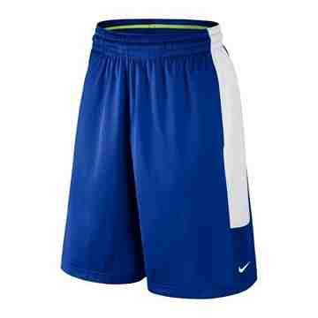 Nike 男時尚Cash籃球皇家藍白色休閒運動短褲